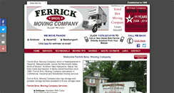 Desktop Screenshot of ferrickmovers.com